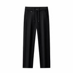 Apex Drawstring Stretch Pants BLACK