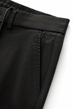 Apex Drawstring Stretch Pants BLACK