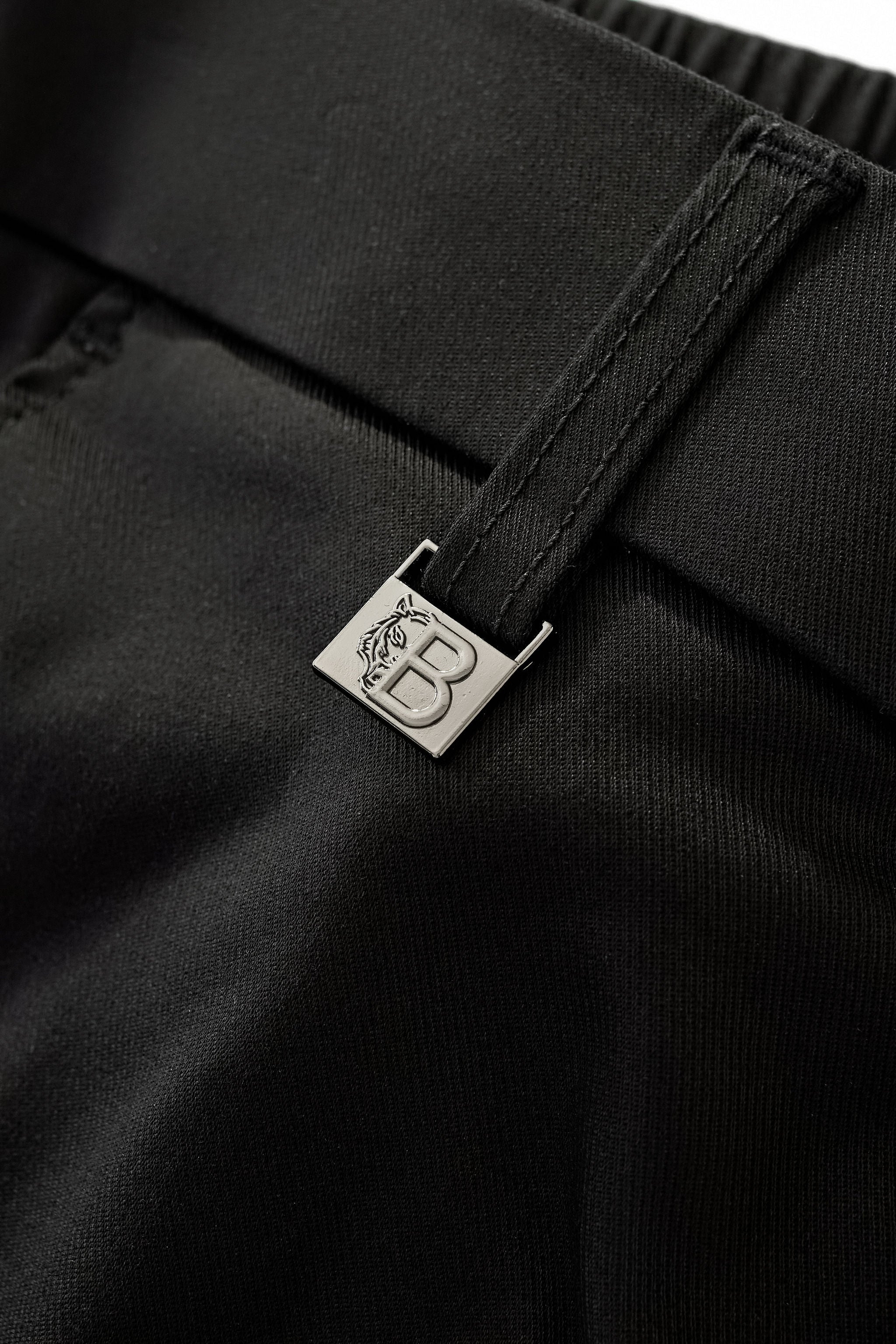 Apex Drawstring Stretch Pants BLACK