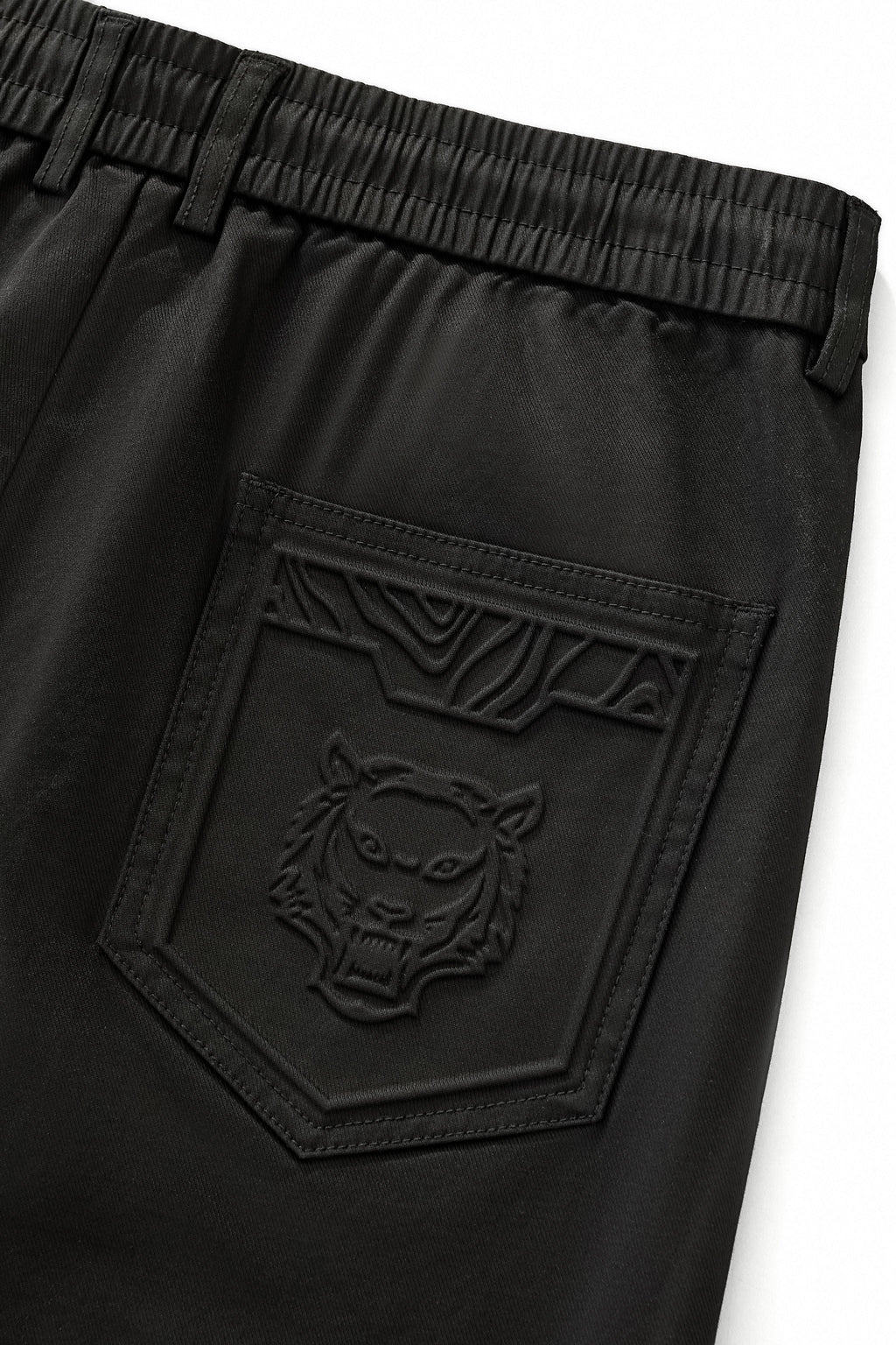Apex Drawstring Stretch Pants BLACK