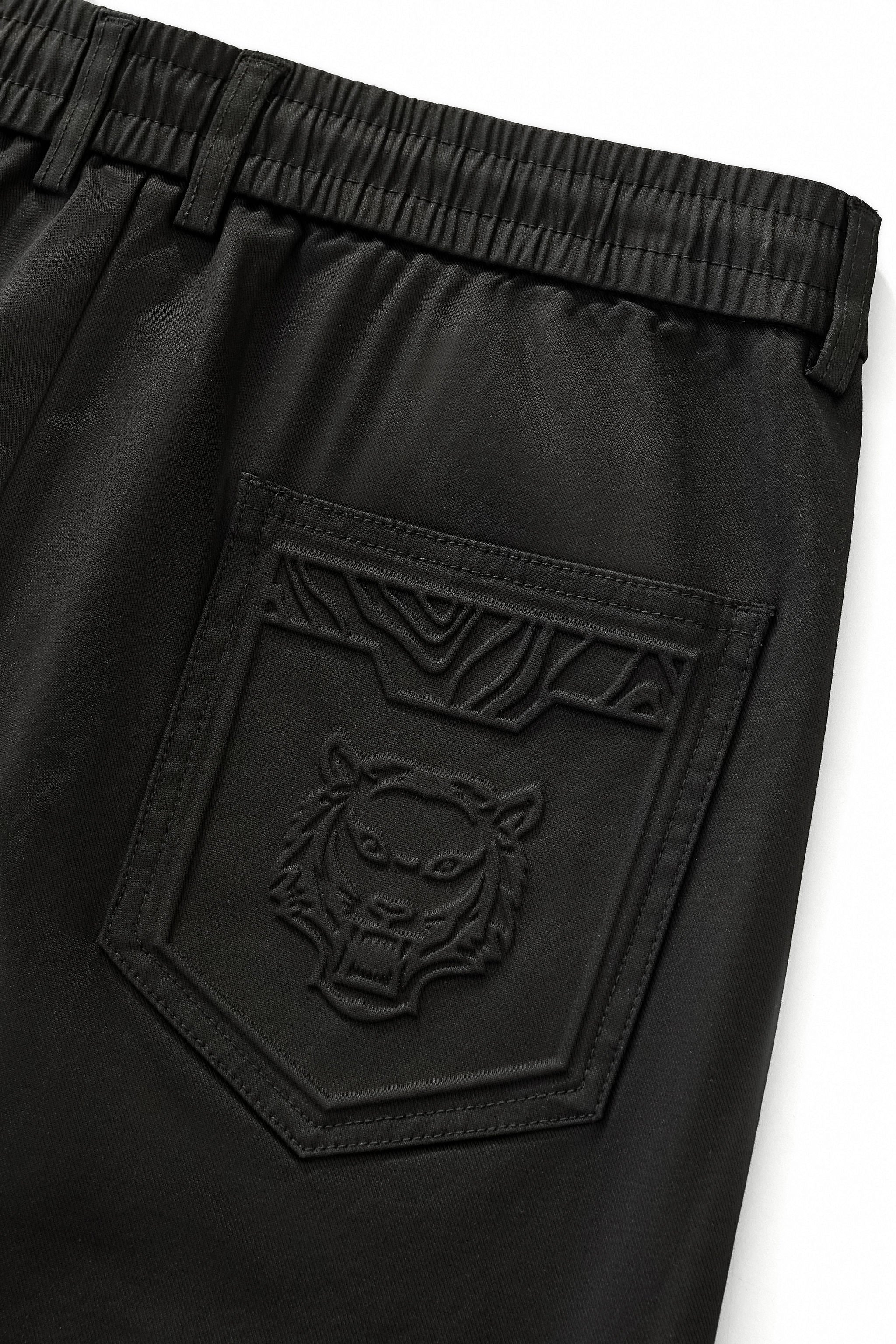 Apex Drawstring Stretch Pants BLACK