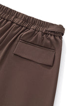 Wellington Side-Tab Trousers COFFEE
