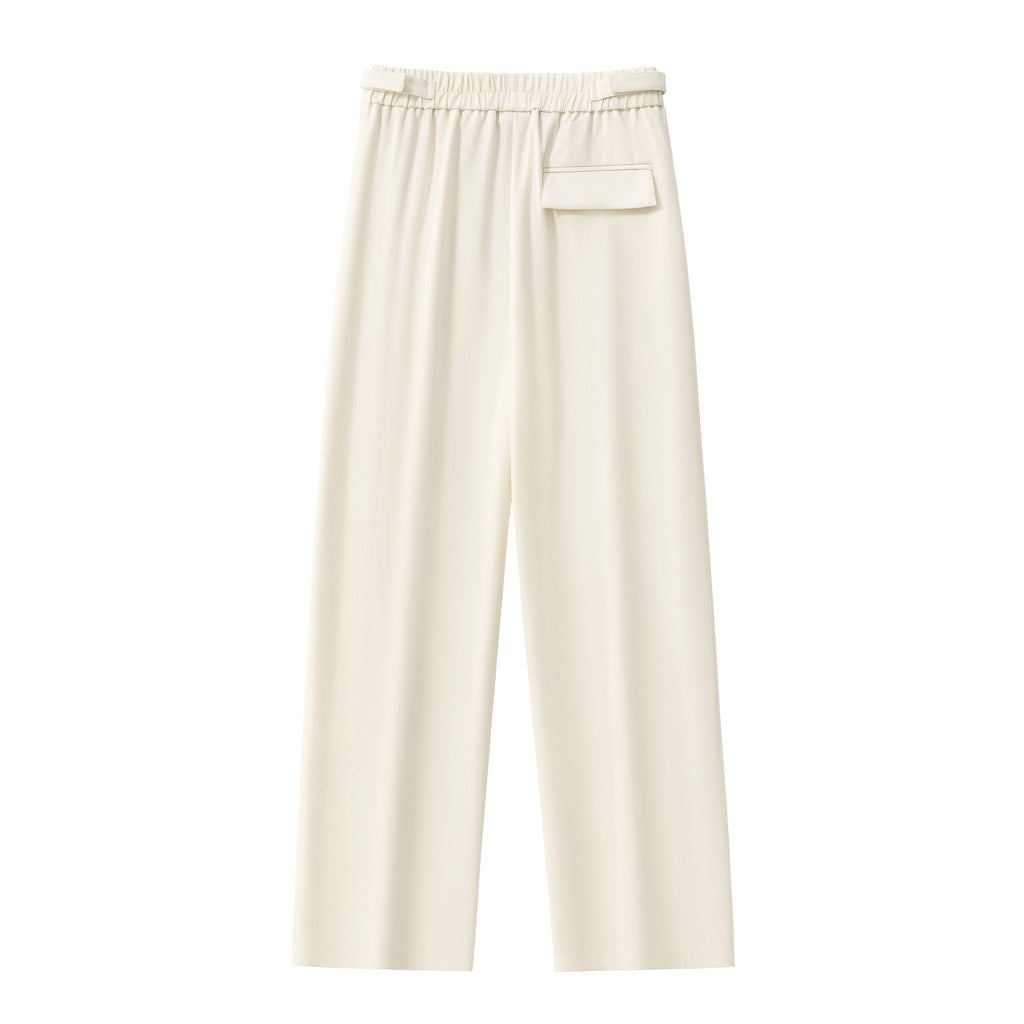 Wellington Side-Tab Trousers IVORY