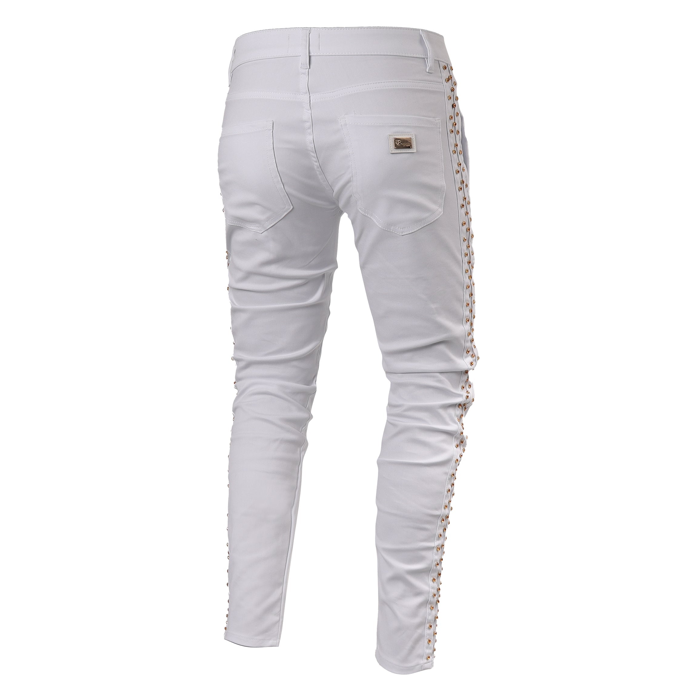 Key Piece Pant WHITE/GOLD
