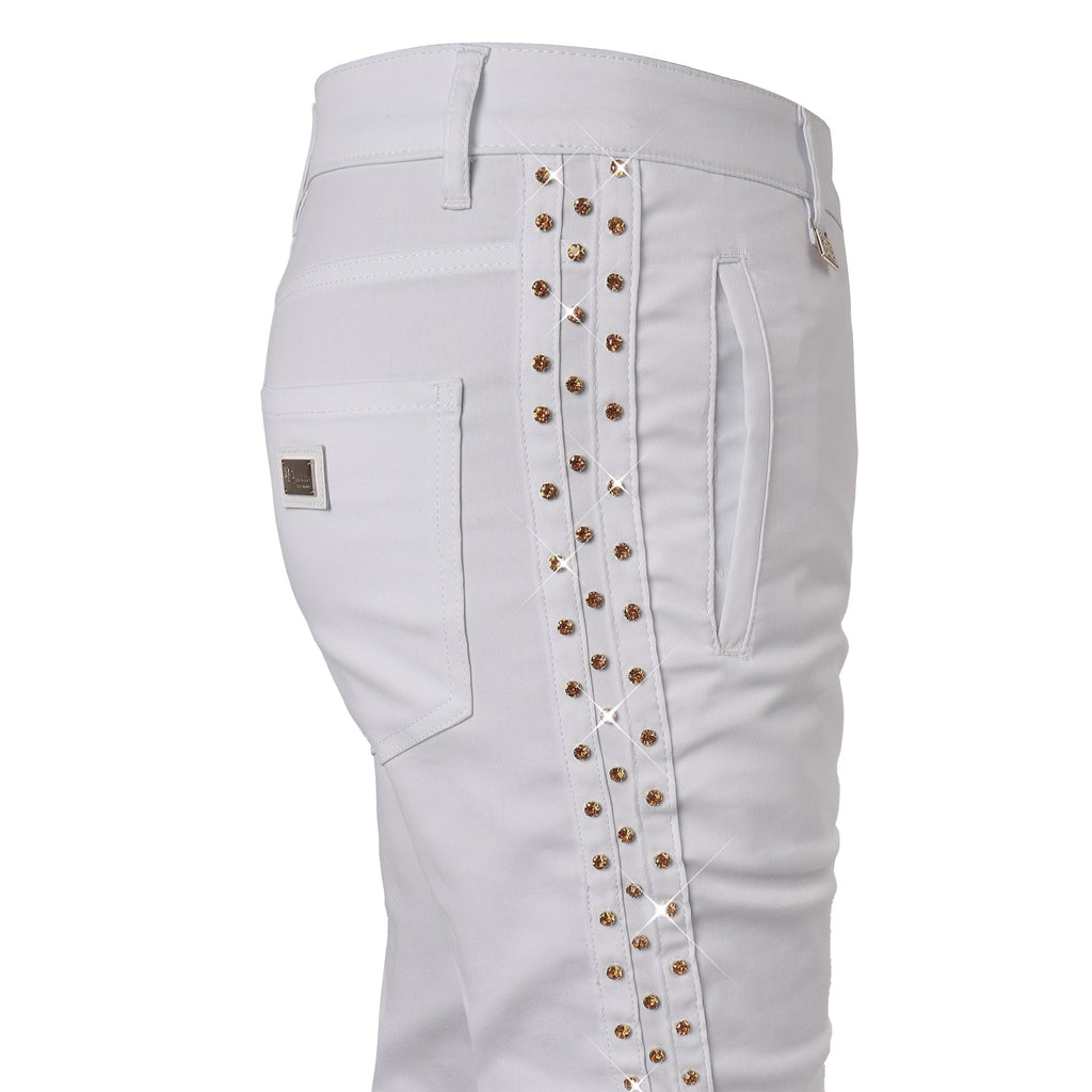 Key Piece Pant WHITE/GOLD