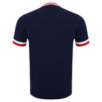 Elite Contrast Ribbed Knit Tee NAVY