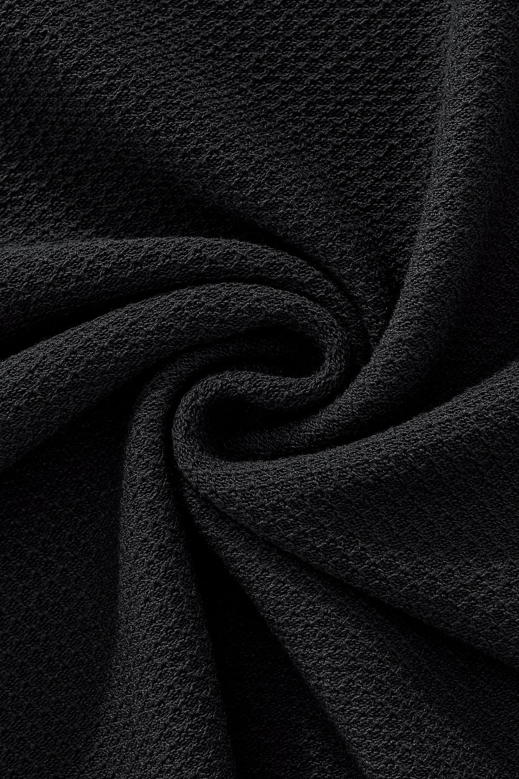 Textura Knit Tee BLACK
