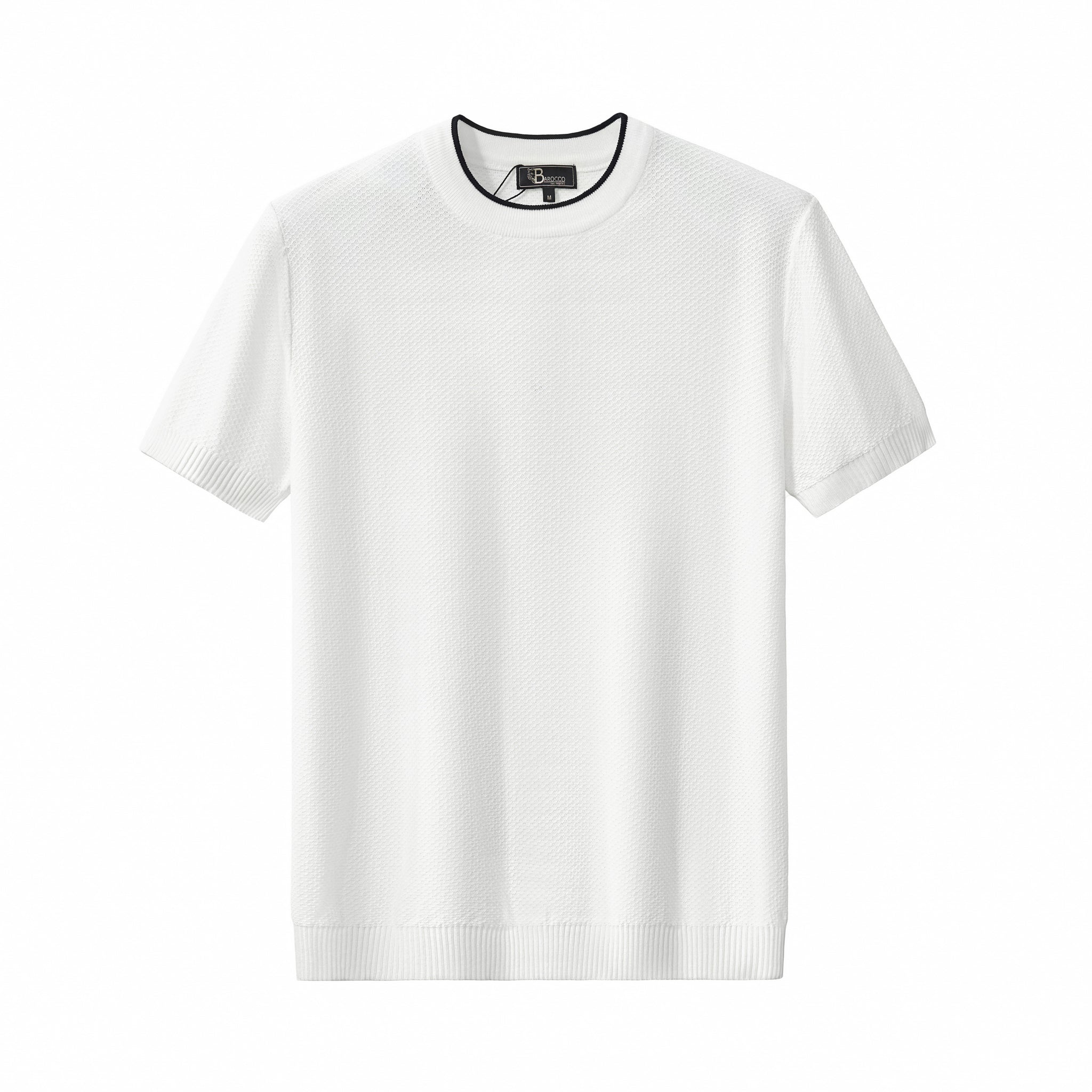 Textura Knit Knit Tee WHITE