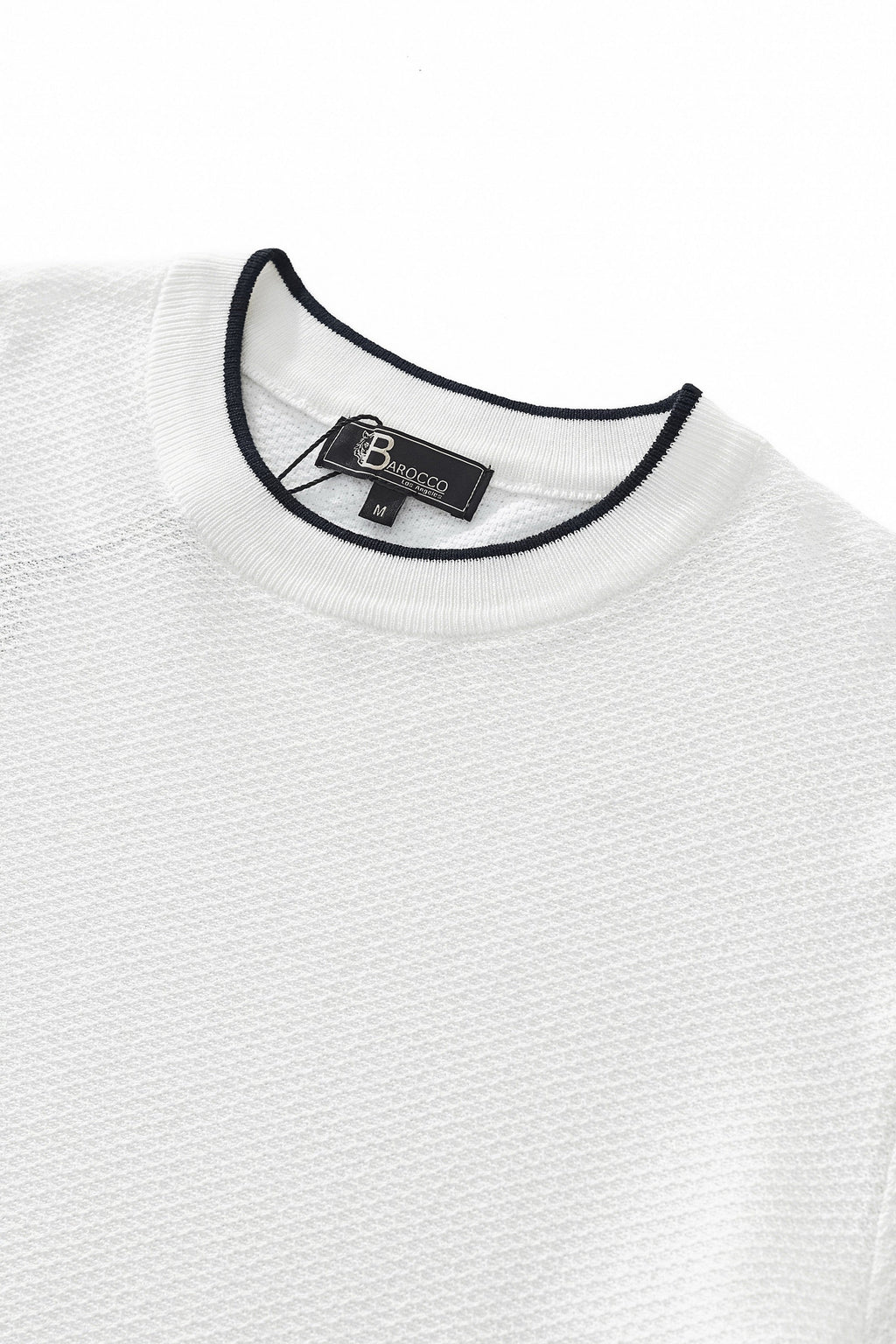 Textura Knit Knit Tee WHITE