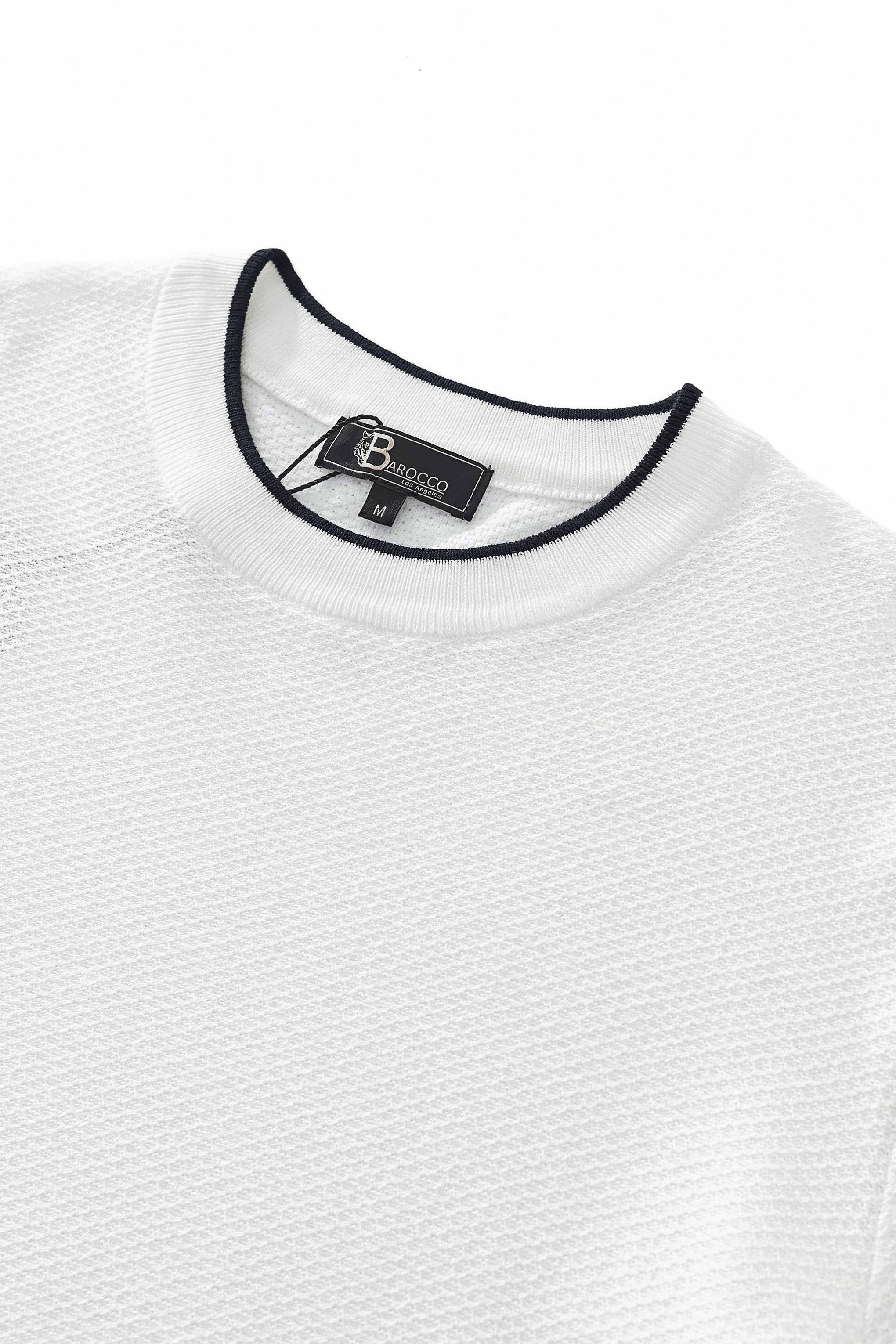 Textura Knit Knit Tee WHITE