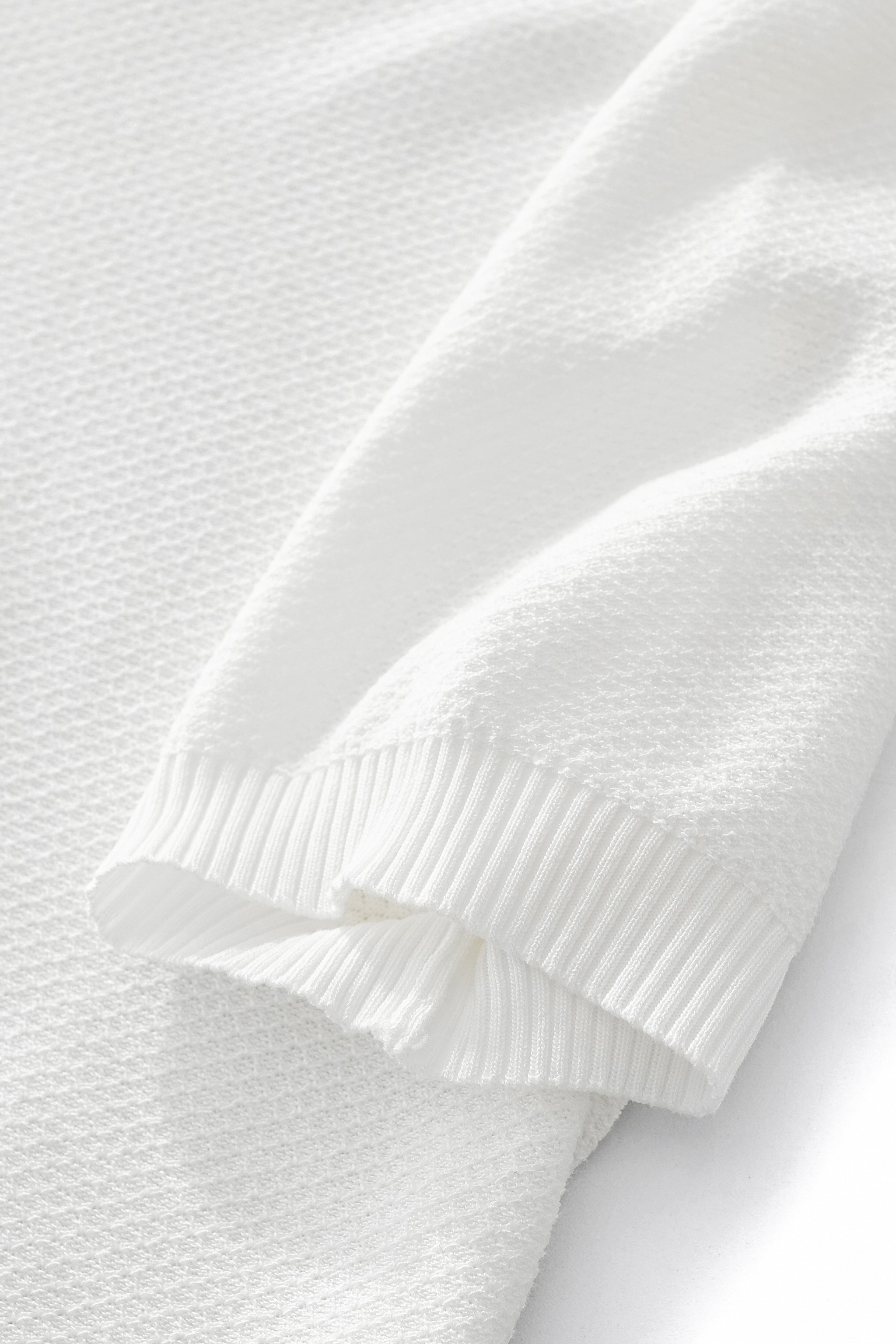 Textura Knit Knit Tee WHITE