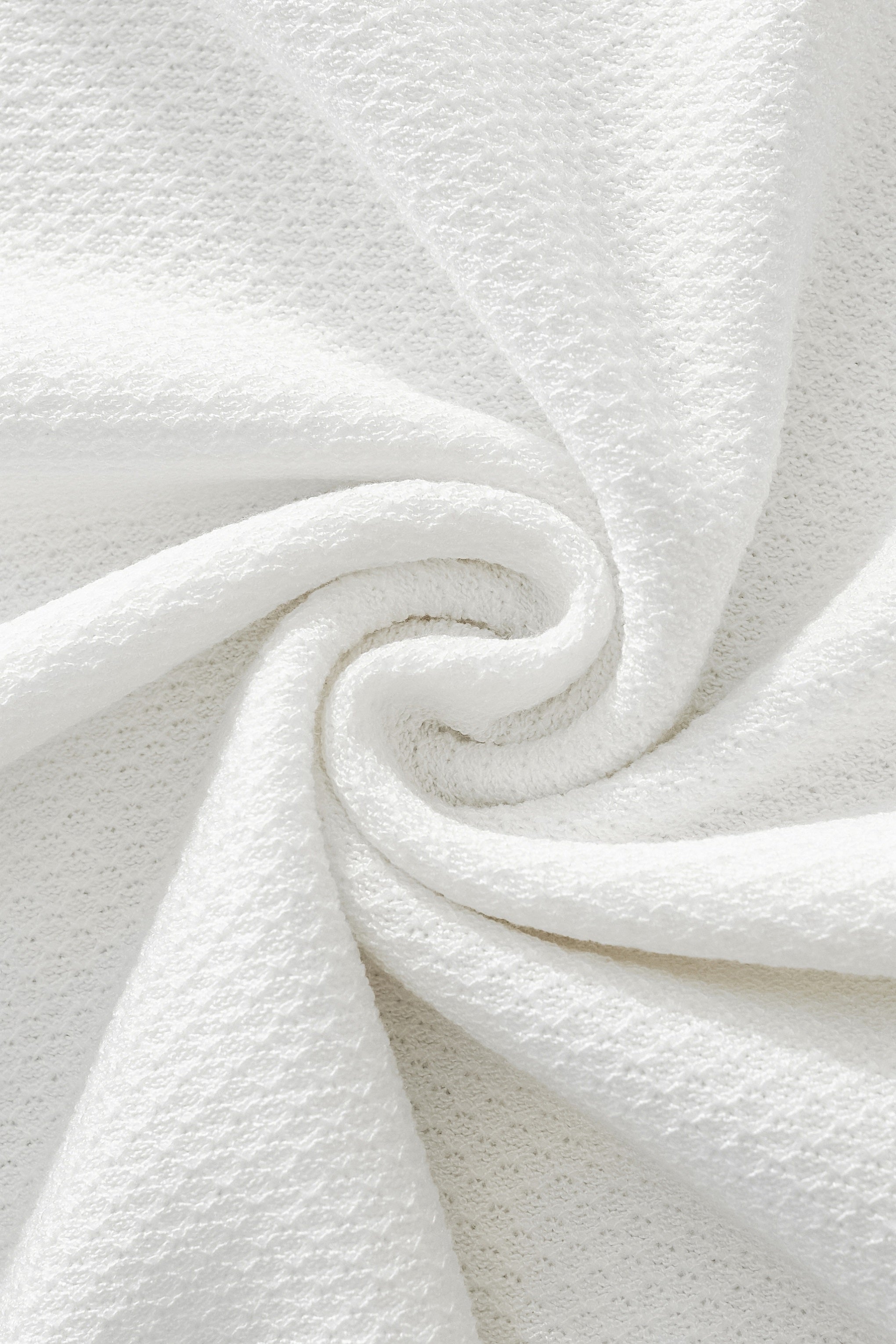 Textura Knit Knit Tee WHITE