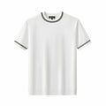 Strato Trim Knit Tee WHITE