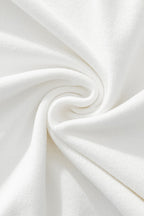 Strato Trim Knit Tee WHITE