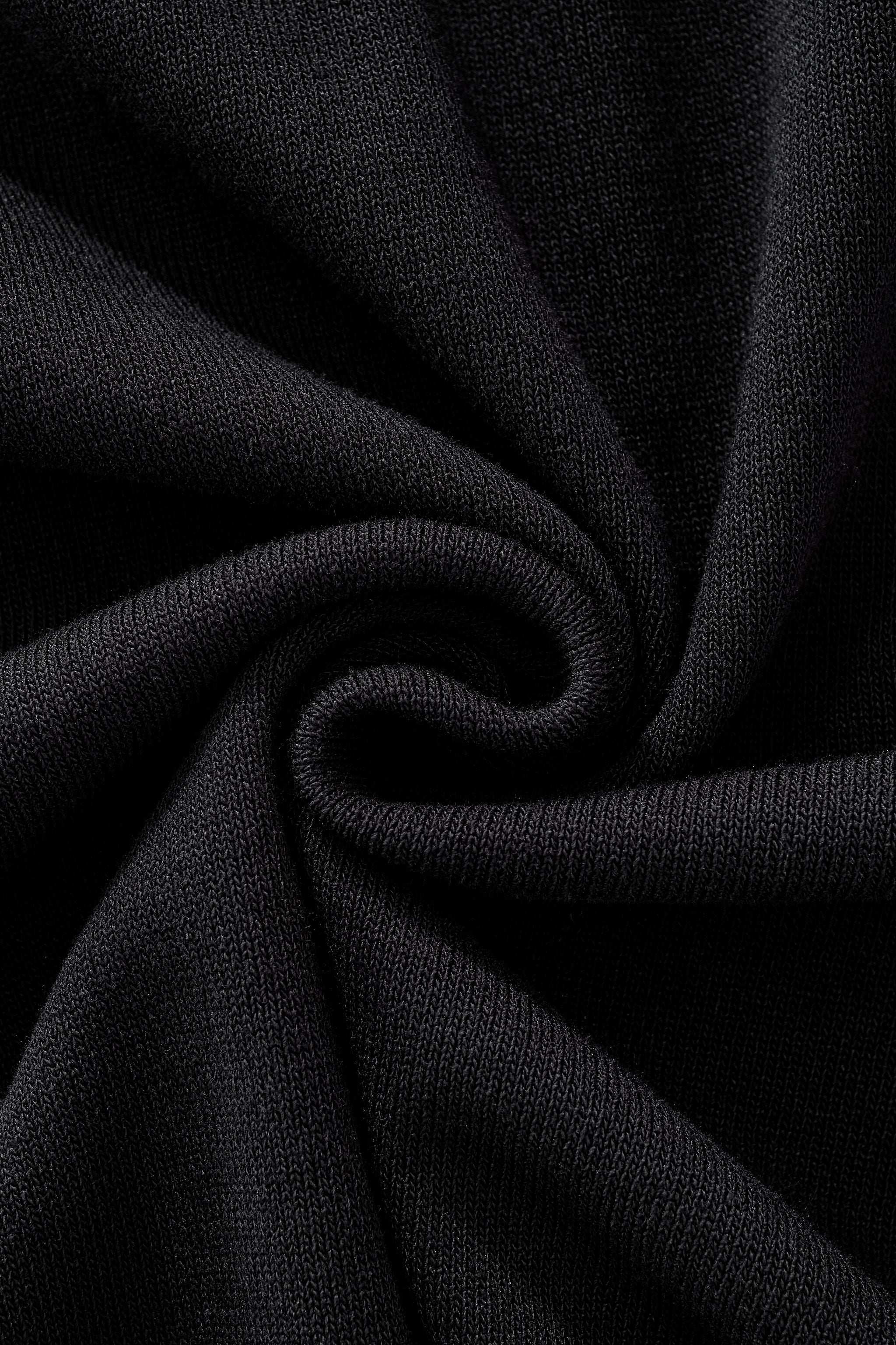 Monaco Trim Knit Tee BLACK
