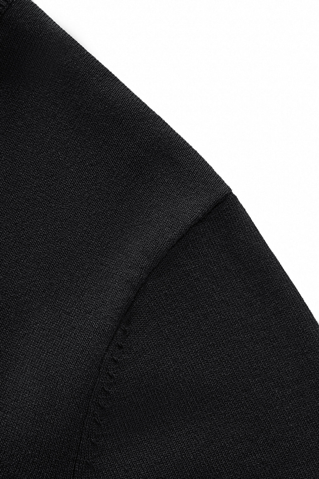 Monaco Trim Knit Tee BLACK