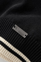 Monaco Trim Knit Tee BLACK