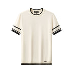 Monaco Trim Knit Tee WHITE