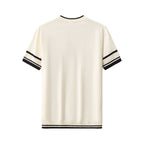Monaco Trim Knit Tee WHITE