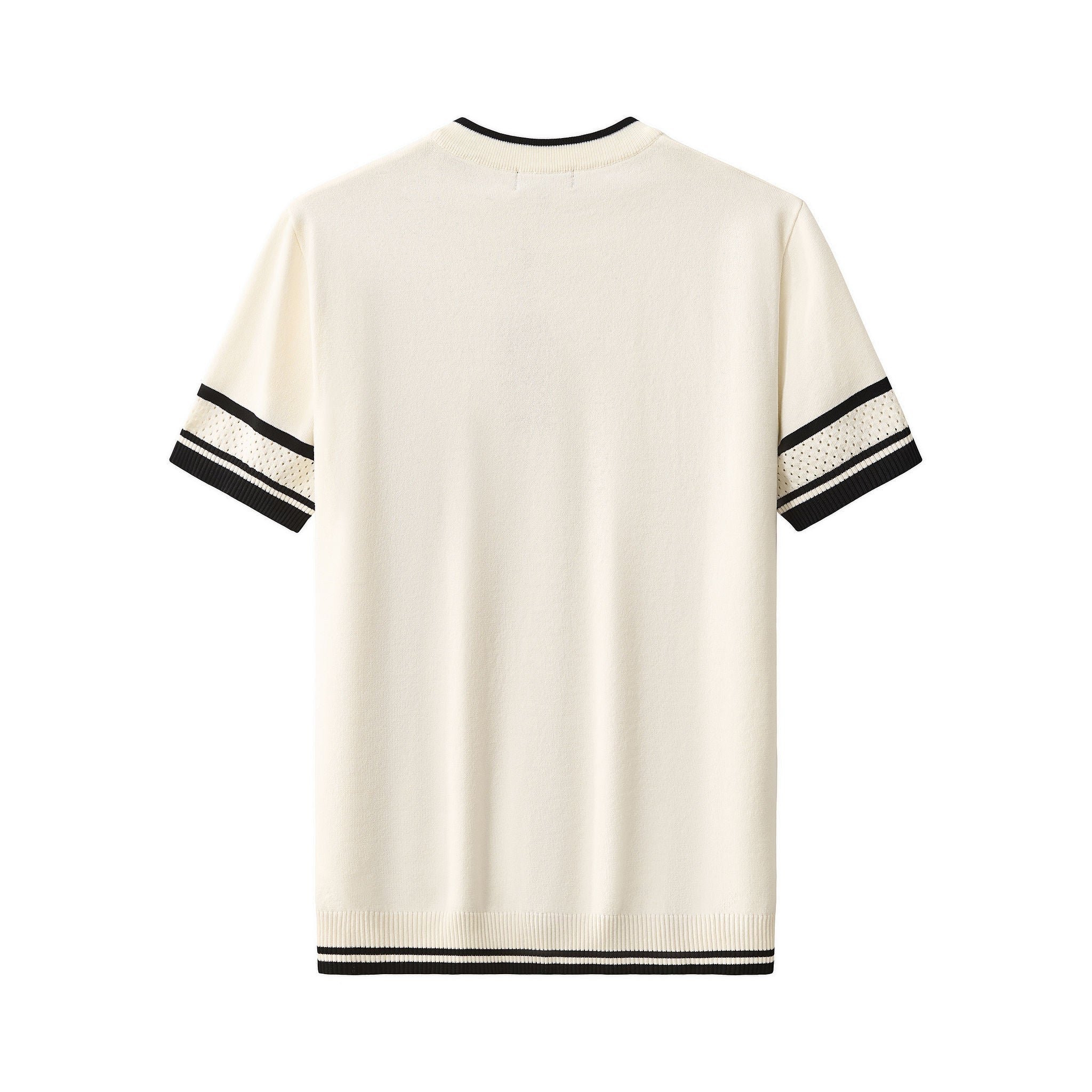 Monaco Trim Knit Tee WHITE