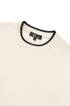 Monaco Trim Knit Tee WHITE