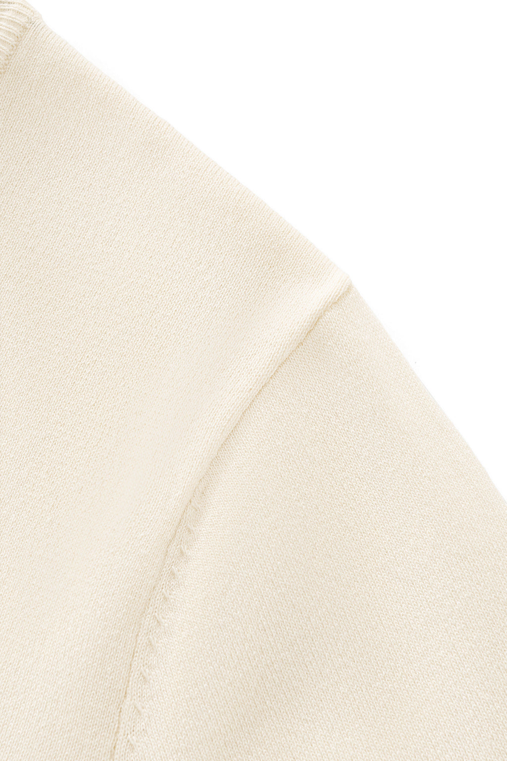 Monaco Trim Knit Tee WHITE