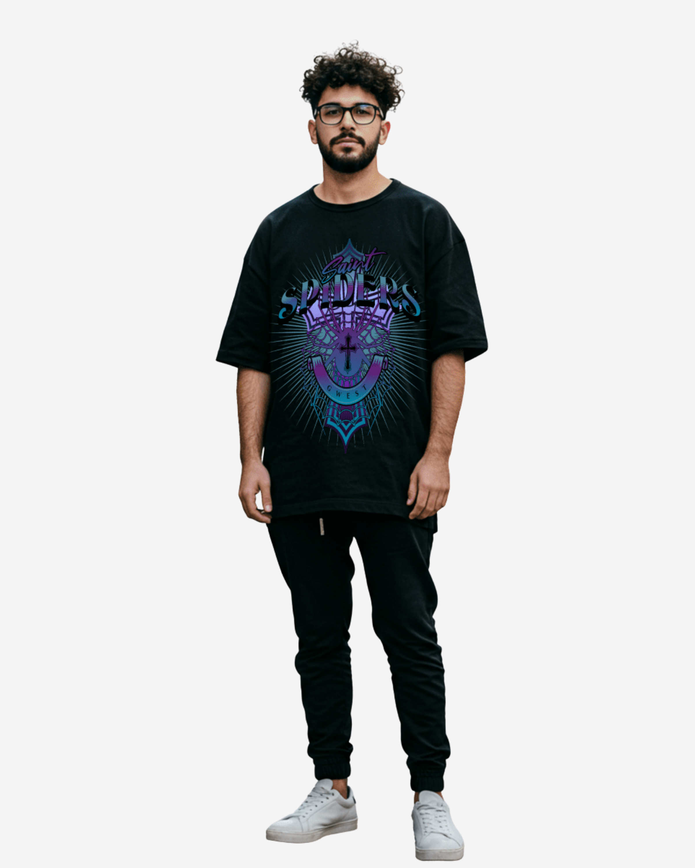 G West Saint Spiders Camiseta extragrande para hombre