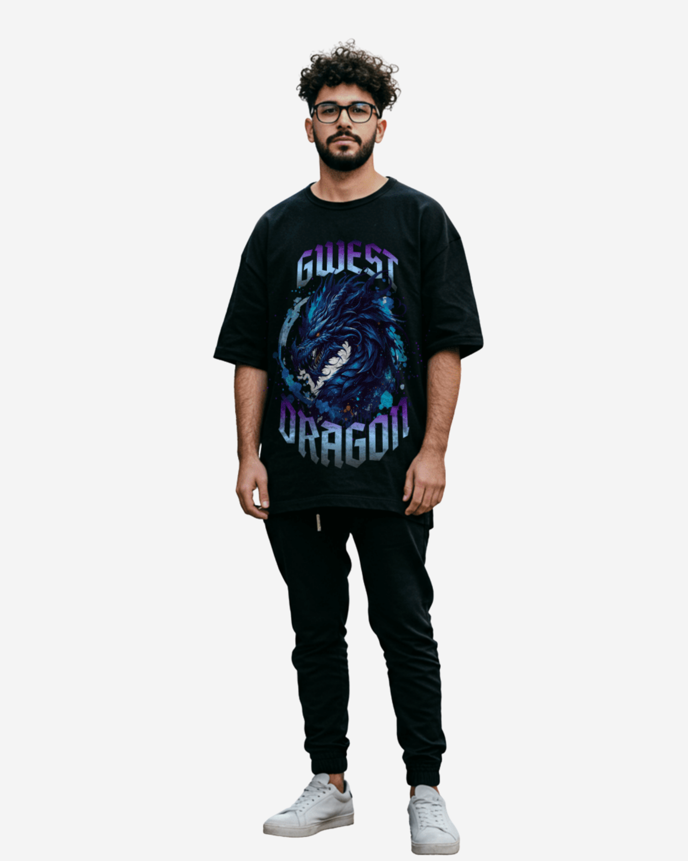 Camiseta Extragrande G West Dragon para Hombre