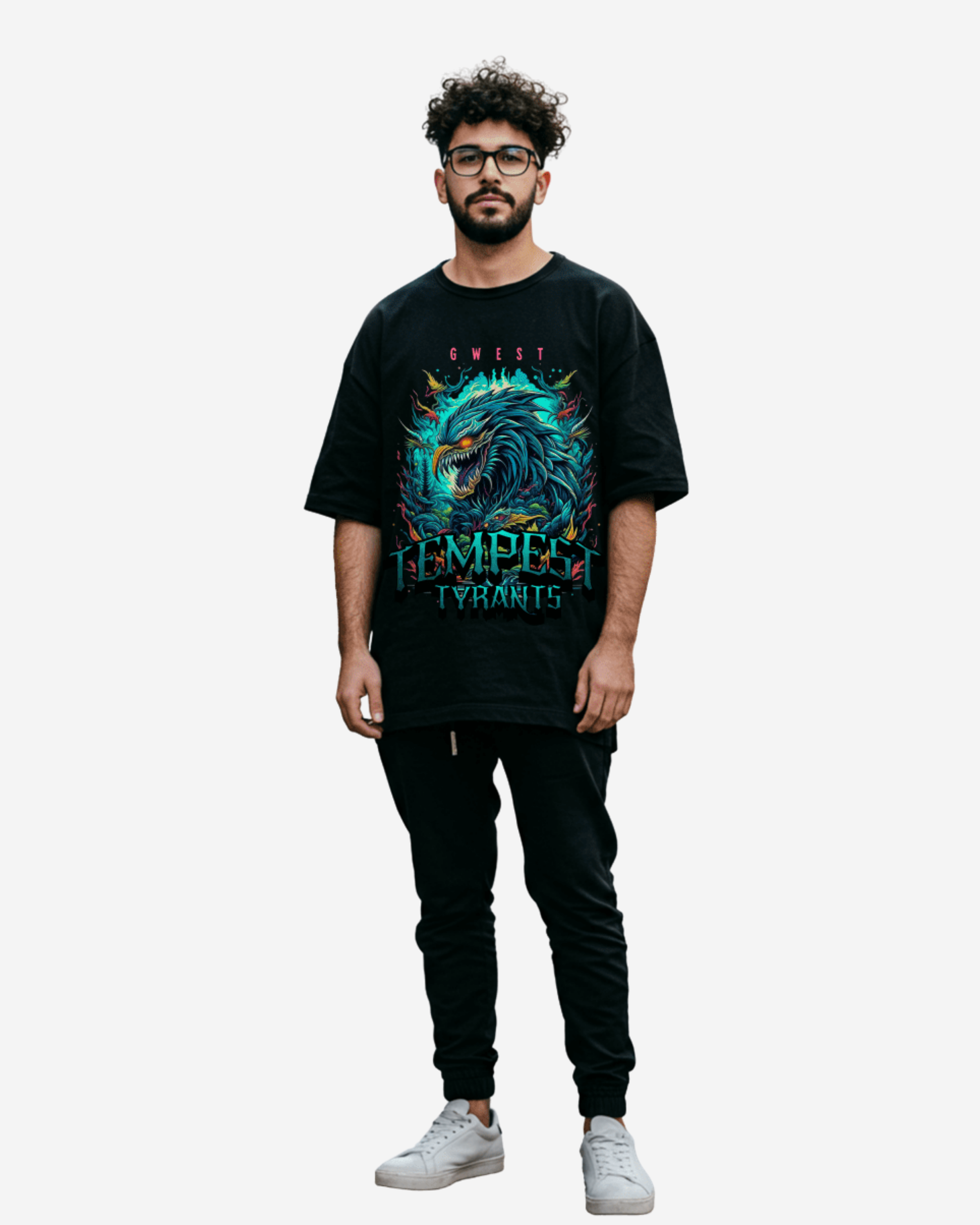 G West Tempest Tyrants Oversized T-Shirt Mens G West
