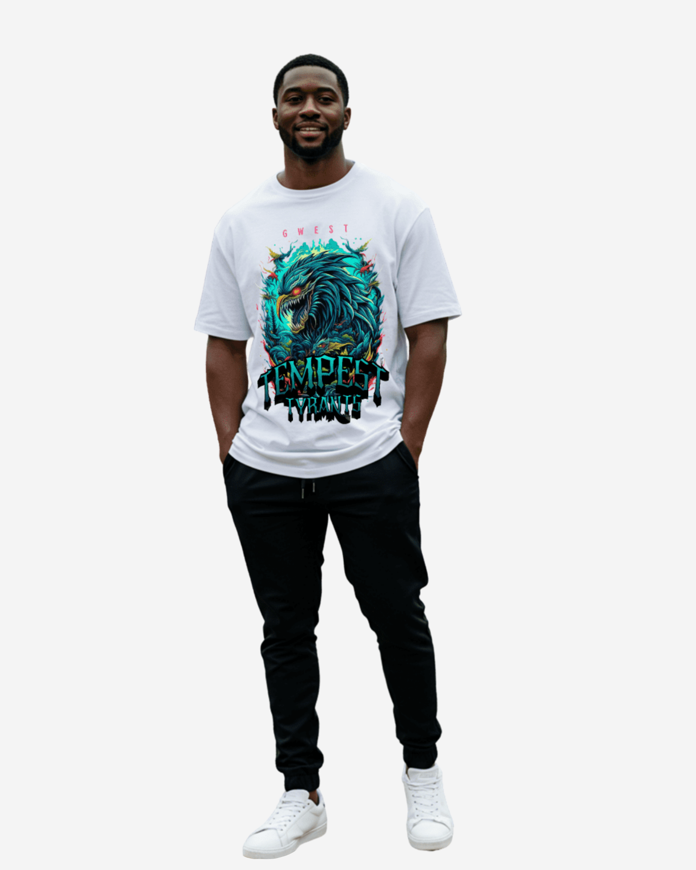 G West Tempest Tyrants Oversized T-Shirt Mens G West