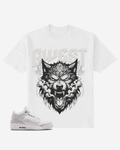G West Angry Wolf Beast Oversized T-Shirt Mens G West