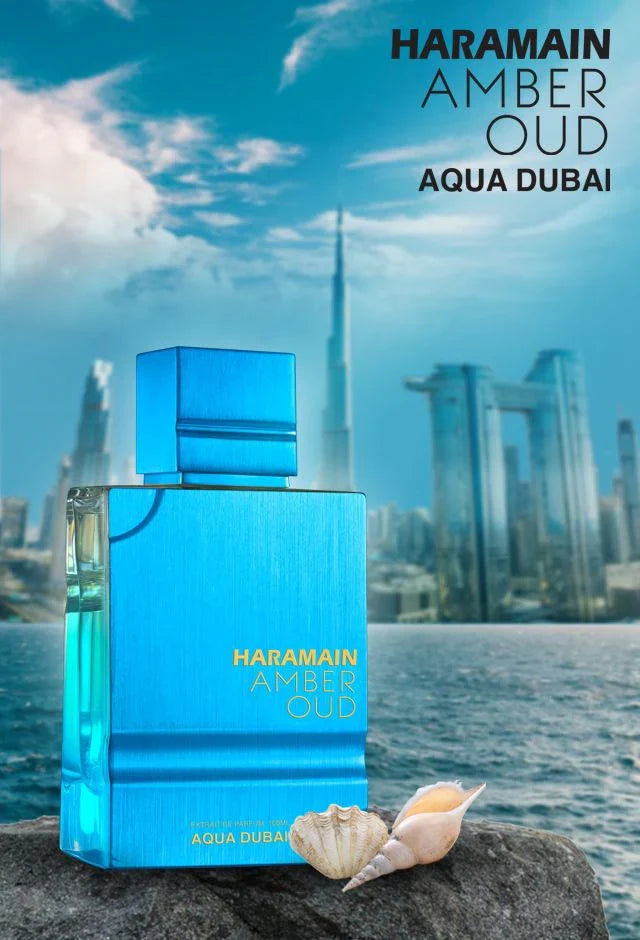 Al Haramain Amber Oud Aqua Dubai Edition Extrait de Parfum 2.5 oz / 75 ml Rafaelos