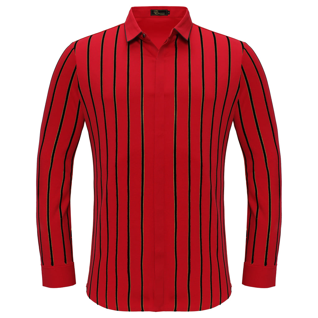Boss Authority Button-Up Shirt RED