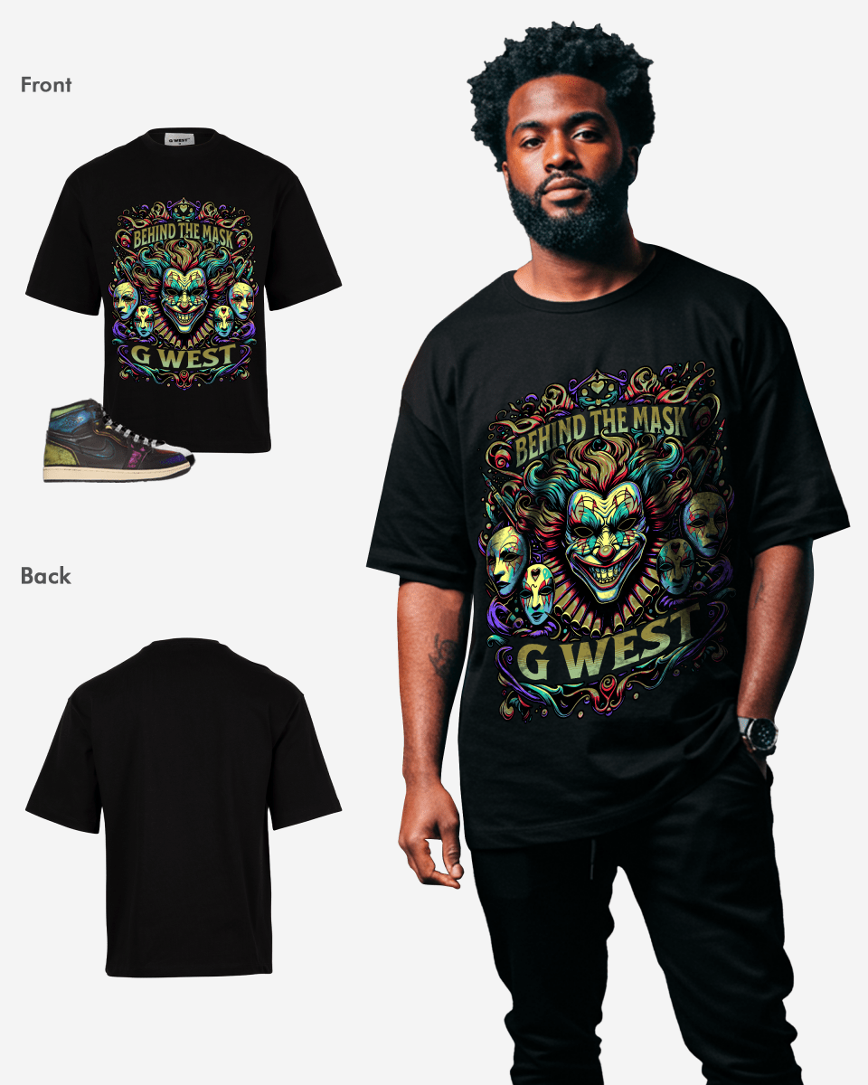 G West Behind The Mask Oversized T-Shirt Mens G West