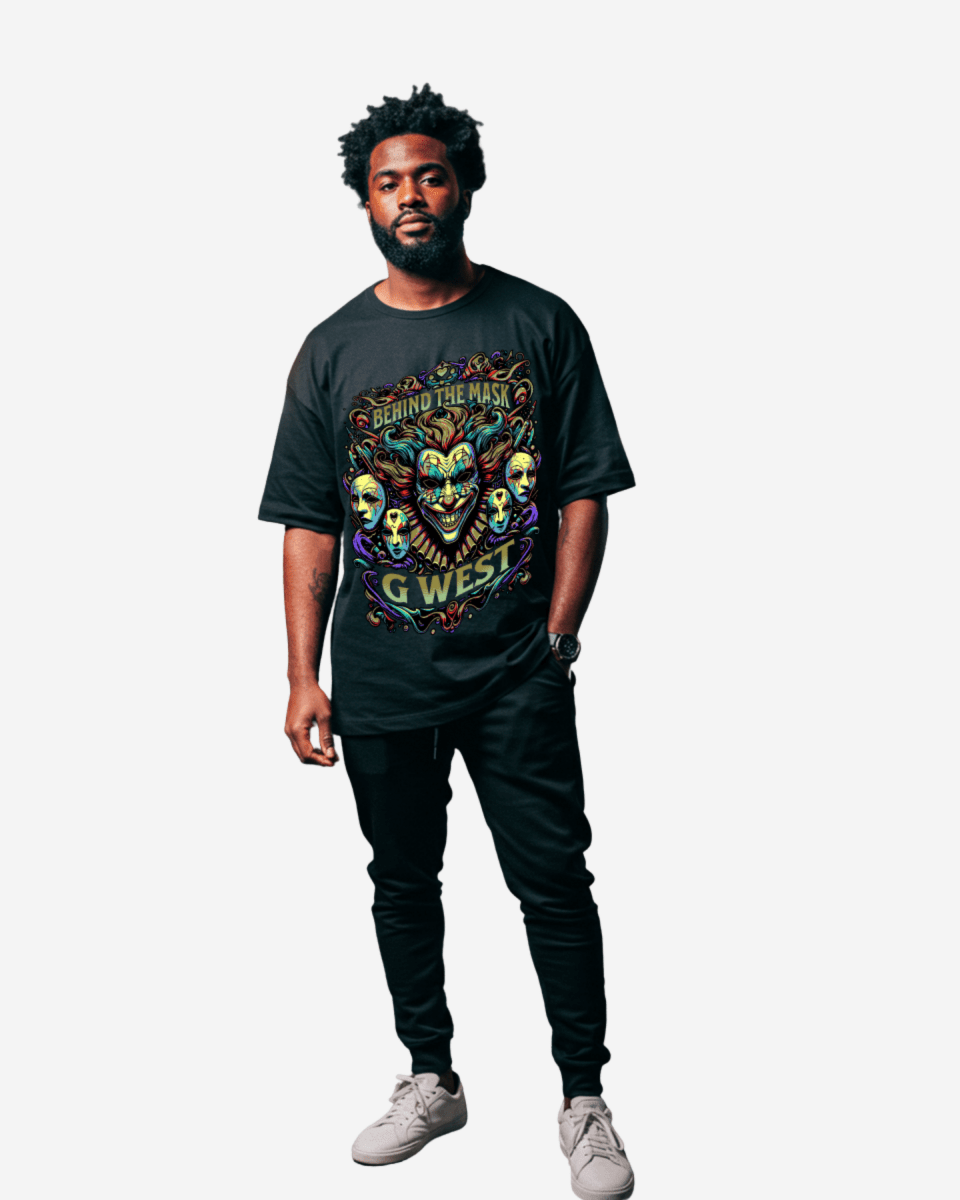 G West Behind The Mask Oversized T-Shirt Mens G West