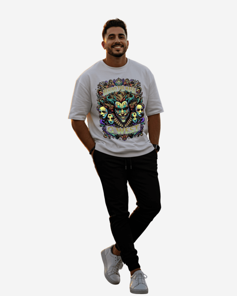 G West Behind The Mask Oversized T-Shirt Mens G West