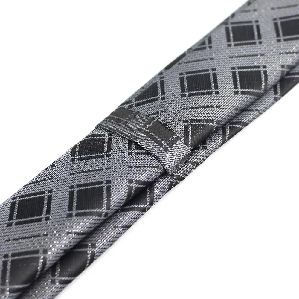 Black Business Dots Printed Polyester Men Necktie Slim Tie Formal Skinny Elegant Office Necktie For Men Stevvex