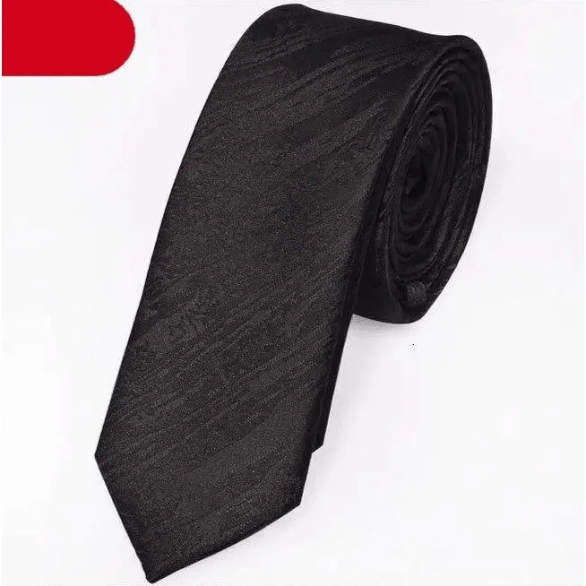 Black Business Dots Printed Polyester Men Necktie Slim Tie Formal Skinny Elegant Office Necktie For Men Stevvex