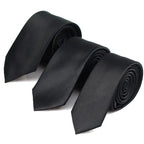 Black Business Skinny Men Neckties Wedding Slim Ties Elegant Men Lightweight High Quality Modern Ties Stevvex