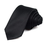 Black Business Skinny Men Neckties Wedding Slim Ties Elegant Men Lightweight High Quality Modern Ties Stevvex