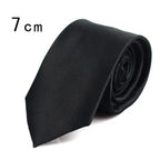 Black Business Skinny Men Neckties Wedding Slim Ties Elegant Men Lightweight High Quality Modern Ties Stevvex