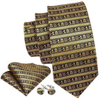 Business Luxury Men Silk Necktie Fashion Tie Sets For Men Wedding Party Wear Elegant Neck Tie Design For Men Soft Business Casual Suit Neckties Stevvex