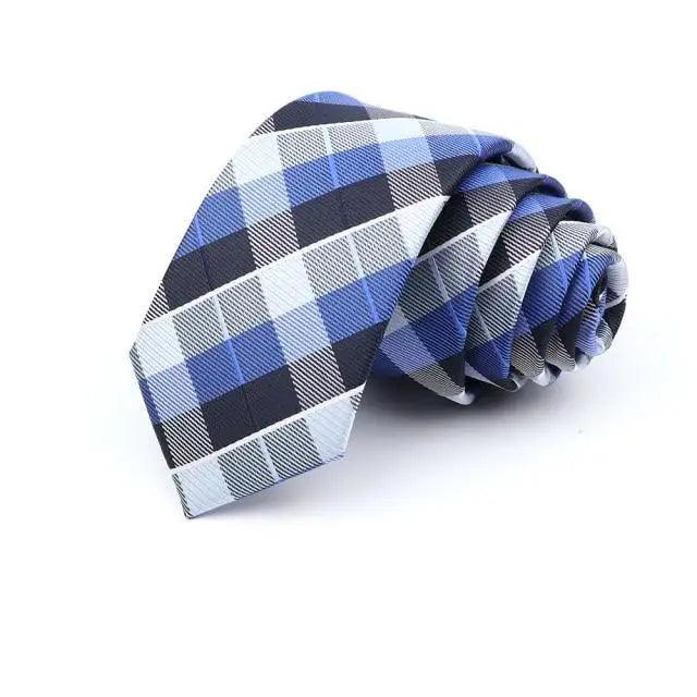 Casual Skinny Men Ties Fashion Polyester Comfortable Striped Necktie Business Design Formal Slim Office Necktie For Men Stevvex