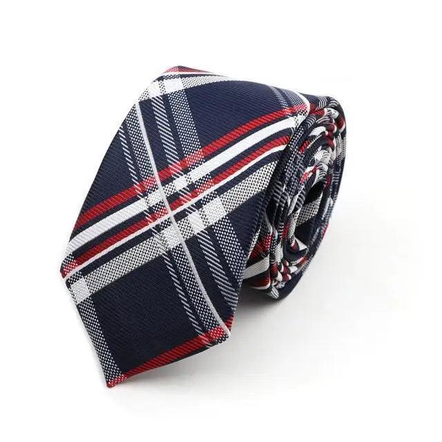 Casual Skinny Men Ties Fashion Polyester Comfortable Striped Necktie Business Design Formal Slim Office Necktie For Men Stevvex