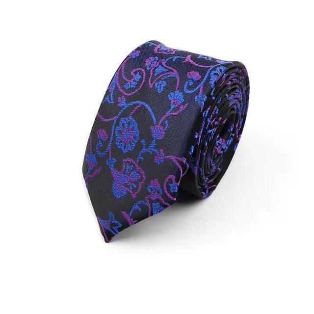 Casual Skinny Men Ties Fashion Polyester Comfortable Striped Necktie Business Design Formal Slim Office Necktie For Men Stevvex