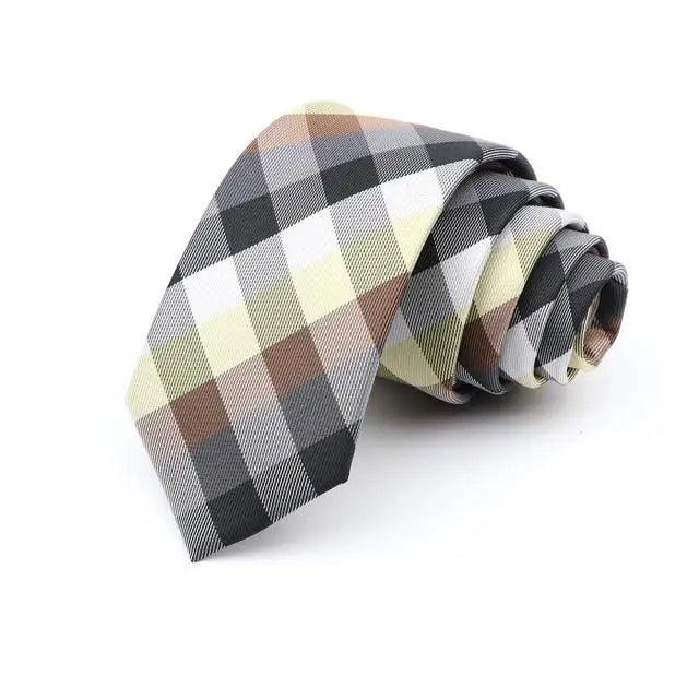 Casual Skinny Men Ties Fashion Polyester Comfortable Striped Necktie Business Design Formal Slim Office Necktie For Men Stevvex