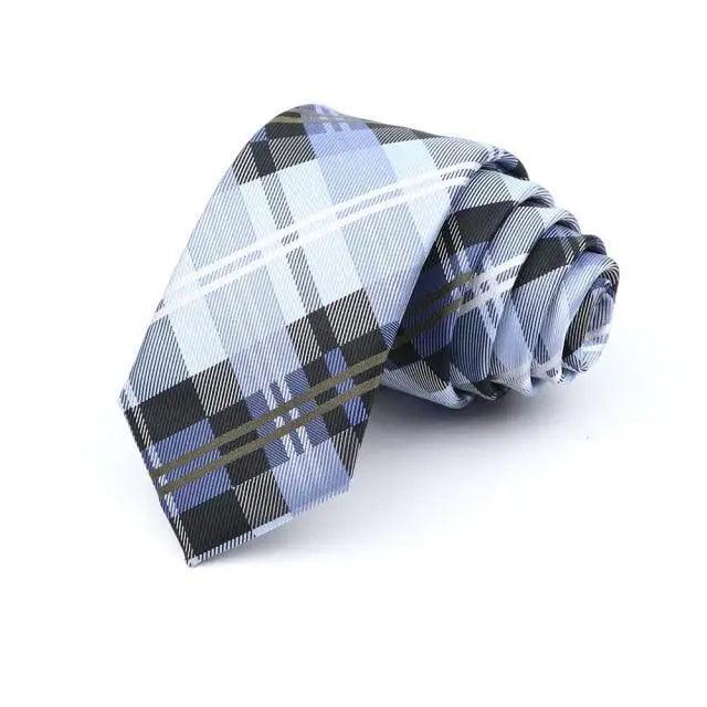 Casual Skinny Men Ties Fashion Polyester Comfortable Striped Necktie Business Design Formal Slim Office Necktie For Men Stevvex