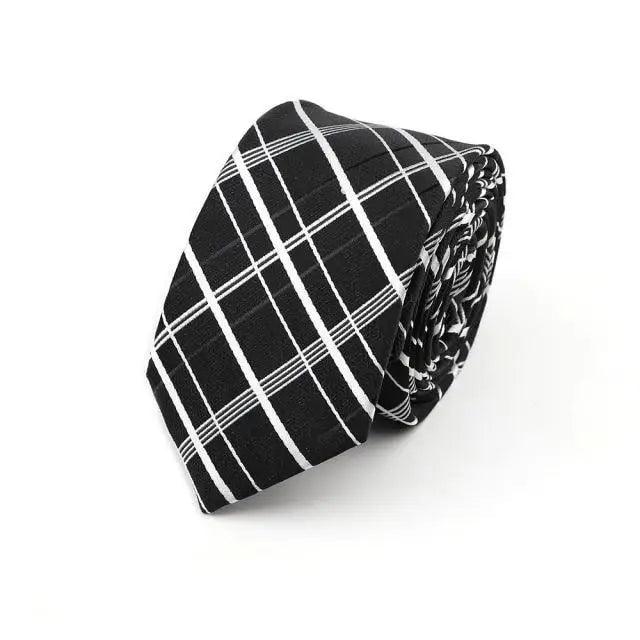 Casual Skinny Men Ties Fashion Polyester Comfortable Striped Necktie Business Design Formal Slim Office Necktie For Men Stevvex