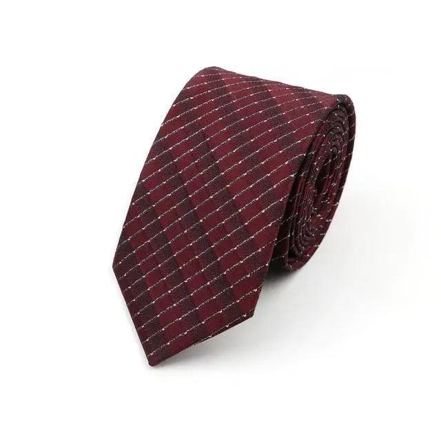 Casual Skinny Men Ties Fashion Polyester Comfortable Striped Necktie Business Design Formal Slim Office Necktie For Men Stevvex