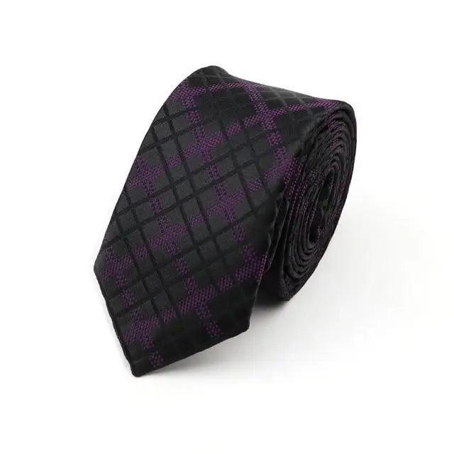 Casual Skinny Men Ties Fashion Polyester Comfortable Striped Necktie Business Design Formal Slim Office Necktie For Men Stevvex